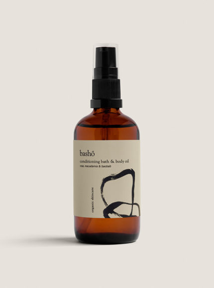 Basho skin organic natural bath and body oil conditioning