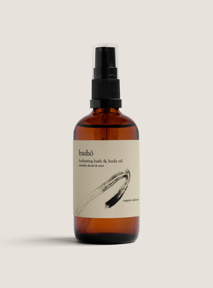 Basho skin organic natural bath and body oil hydrating