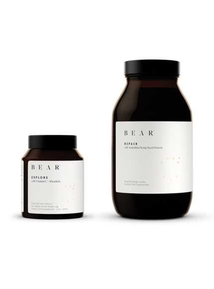 BEAR natural wellness recovery duet with explore and repair