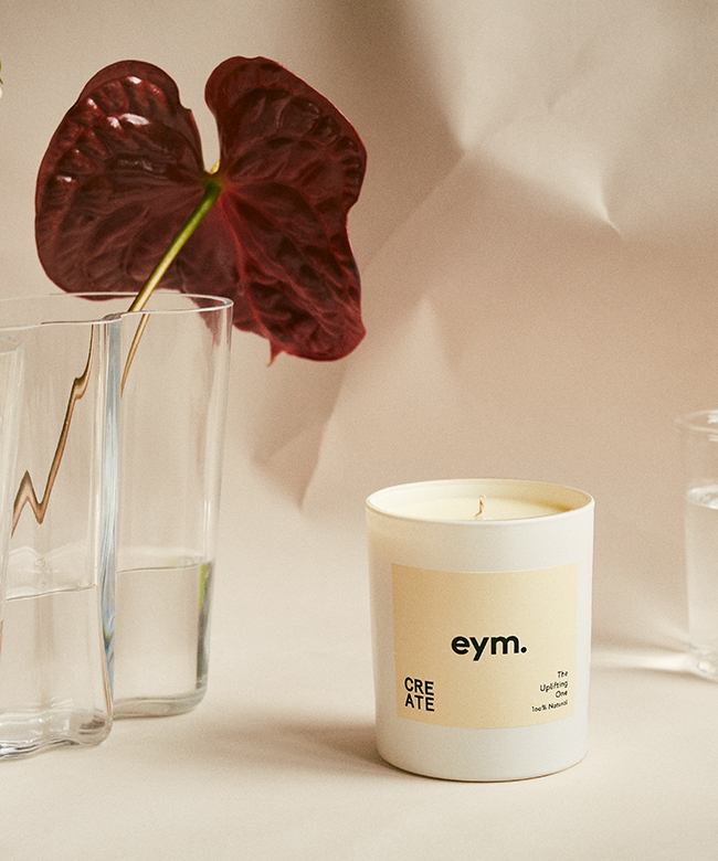Eym natural sustainable candles and diffusers