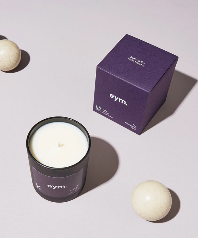 EYM natural candle laze