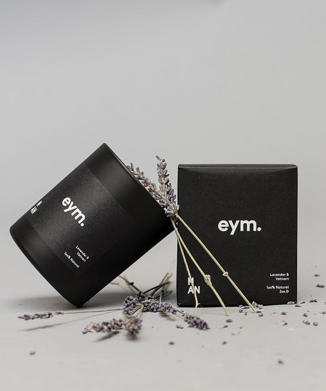 EYM natural non toxic relaxing candle
