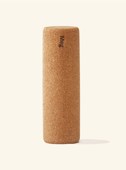 Meg natural biodegradable cork yoga accessories for recovery