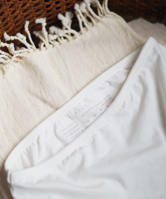 Pico Goods organic cotton underwear