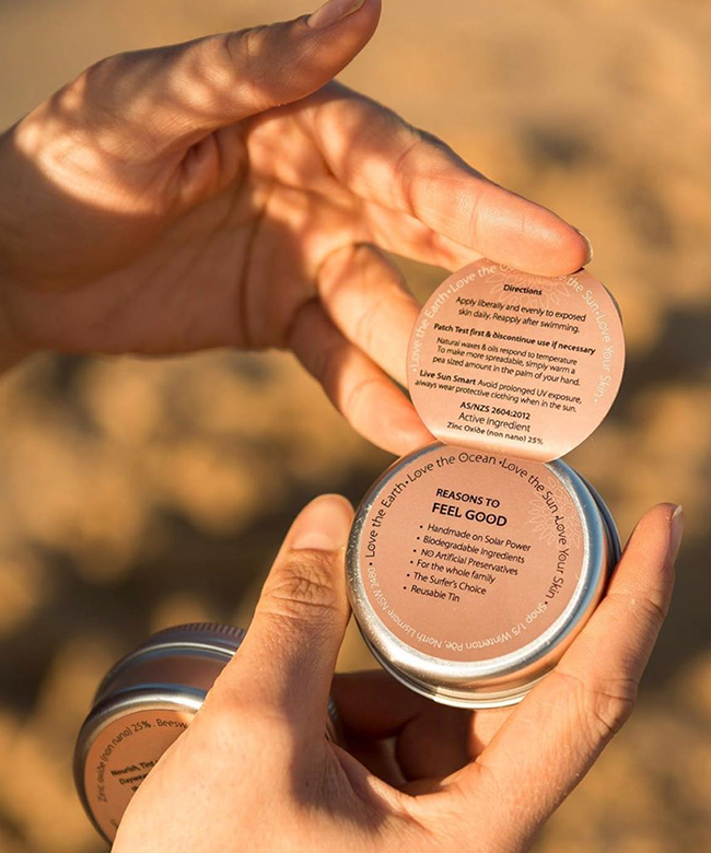 sun and earth natural zinc spf suncream