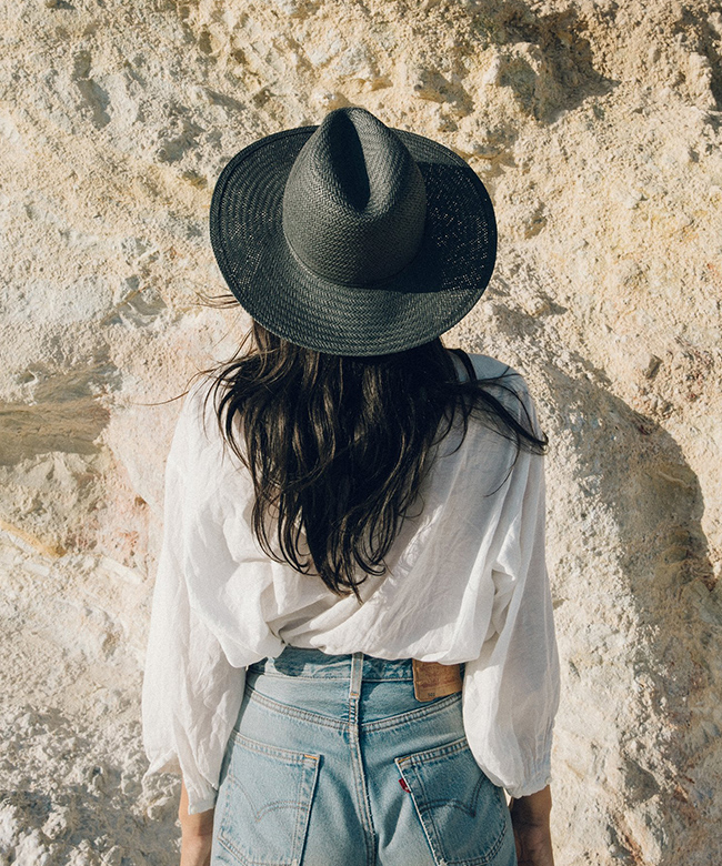 Tio y tia ethical handmade hat mari straw hat