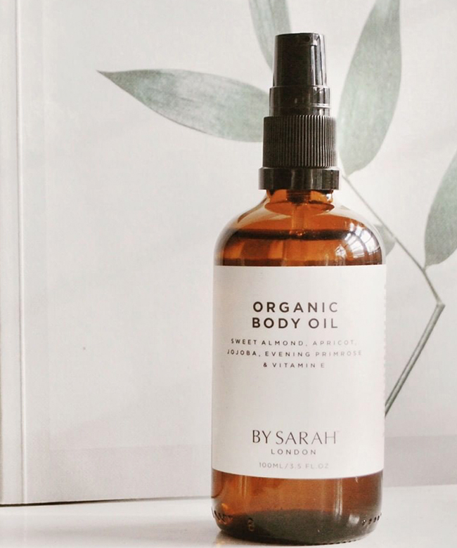 By sarah organic body oil