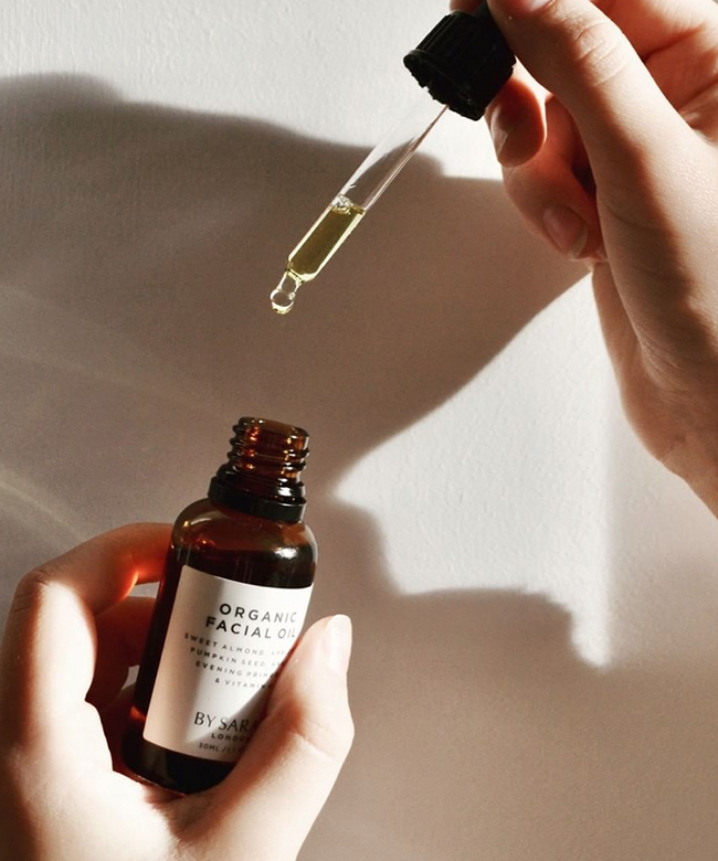 By sarah organic natural face oil