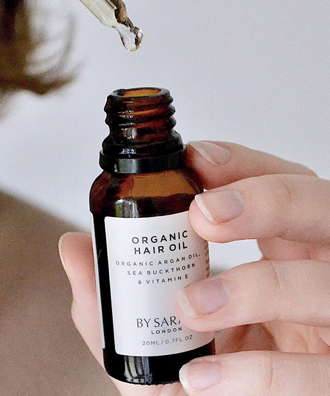 By sarah natural organic hair oil
