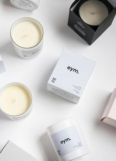 EYM non toxic natural candles