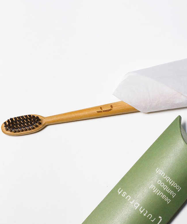 Truthbrush organic biodegradable sustainable bamboo toothbrush
