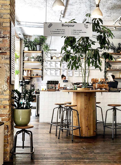 Wild and the moon vegan plant based restaurant Paris Emma Sawko