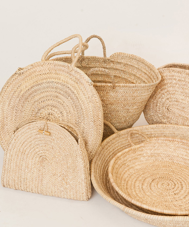 Beaumont organic ethical natural straw bag