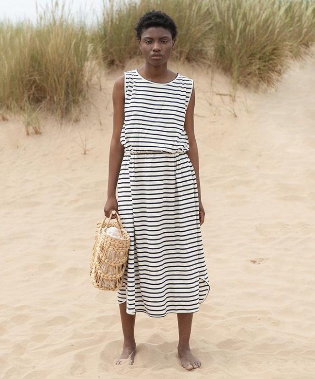 Beaumont organic sustainable rattan straw bag