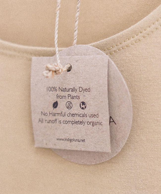Indigo Luna natural organic eco activewear