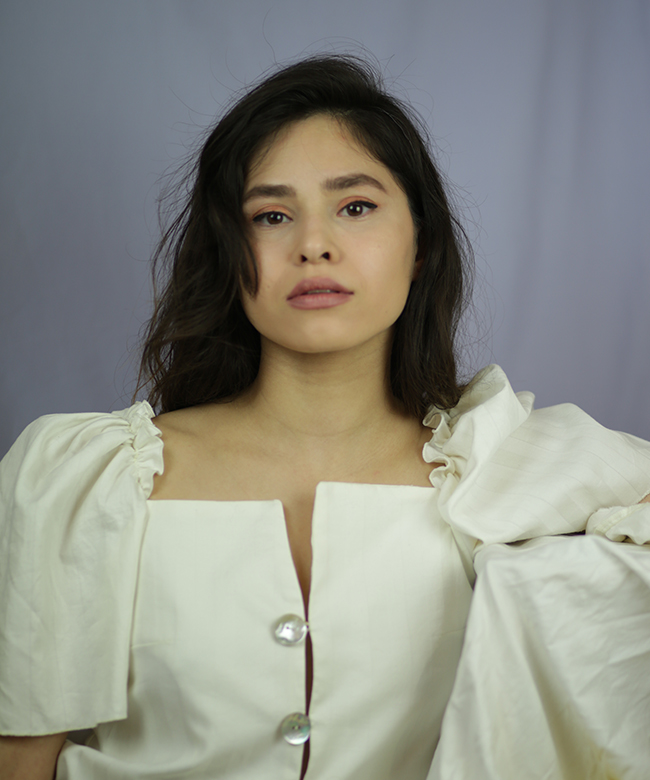 Archivist studio handmade upcycled linen white elsa shirt