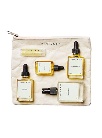 F. MILLER organic sustainable ethical natural skincare kit