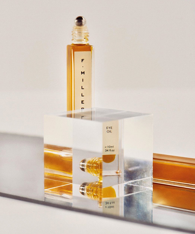 F. MILLER organic sustainable ethical natural eye oil skincare