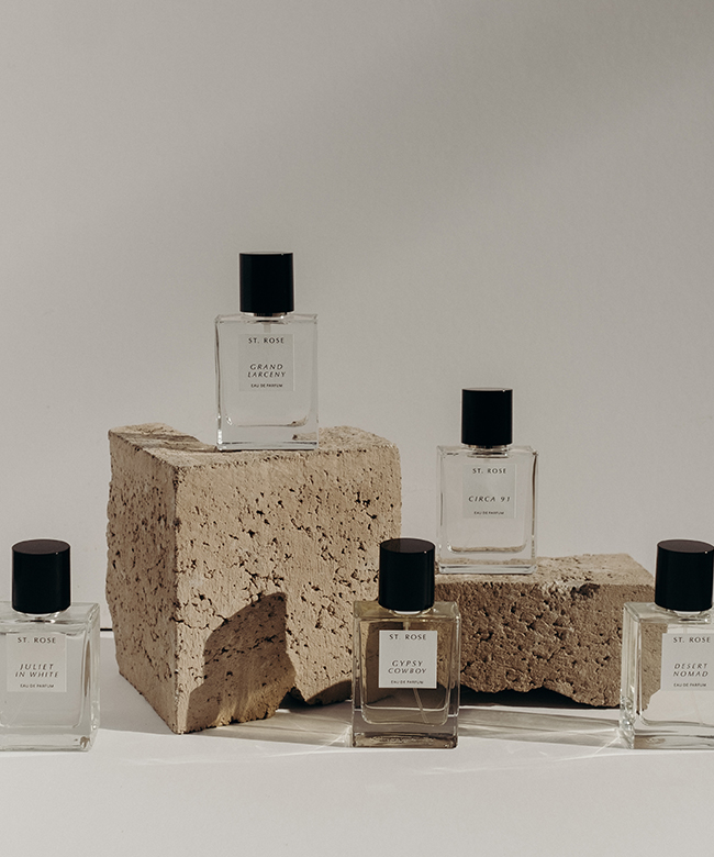 St. Rose natural sustainable perfume and fragrance