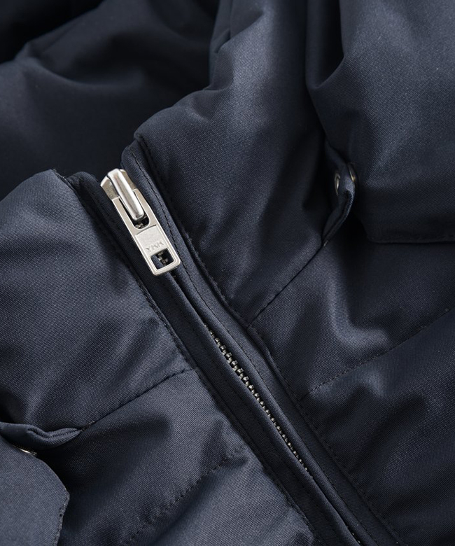 Brixtol recycled rowetta navy jacket coat