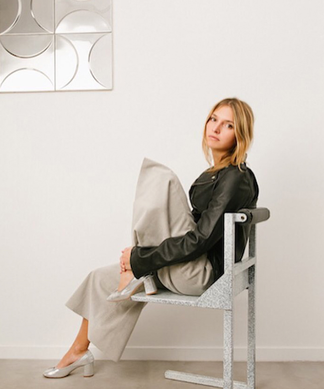 The sway sustainable leather jacket upcycled