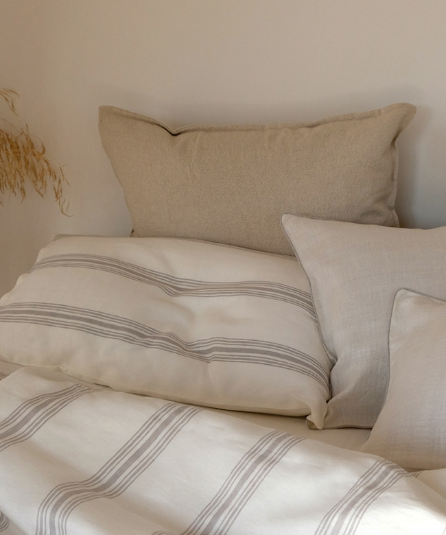Arkitaip organic handmade linen bed linen