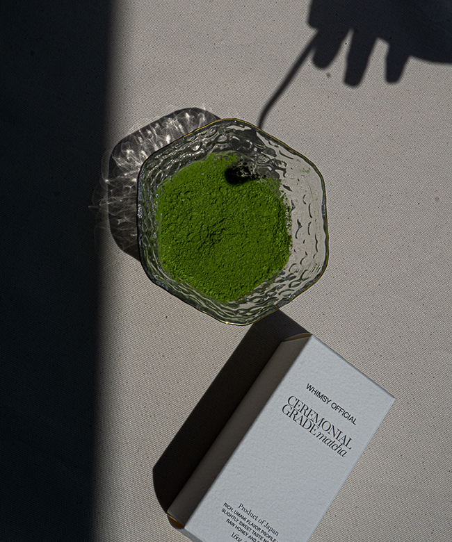 Whimsy organic sustainable wellness matcha collagen