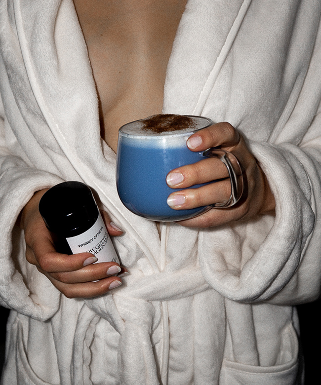 Whimsy organic sustainable wellness matcha collagen