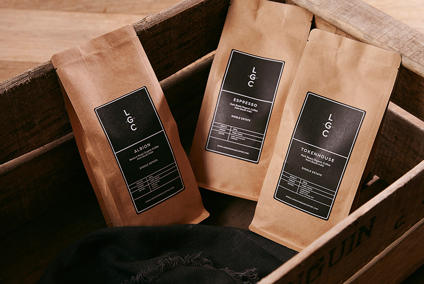 Reve en vert London Grade coffee organic sustainable ethical coffee beans and coffee grounds