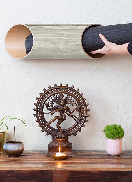 Mache sustainable natural biodegradable yoga accessories tube