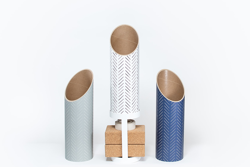 Mache sustainable natural biodegradable yoga accessories tube