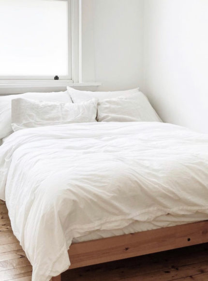 Milou Milou certified sustainable non toxic luxury linen bedding