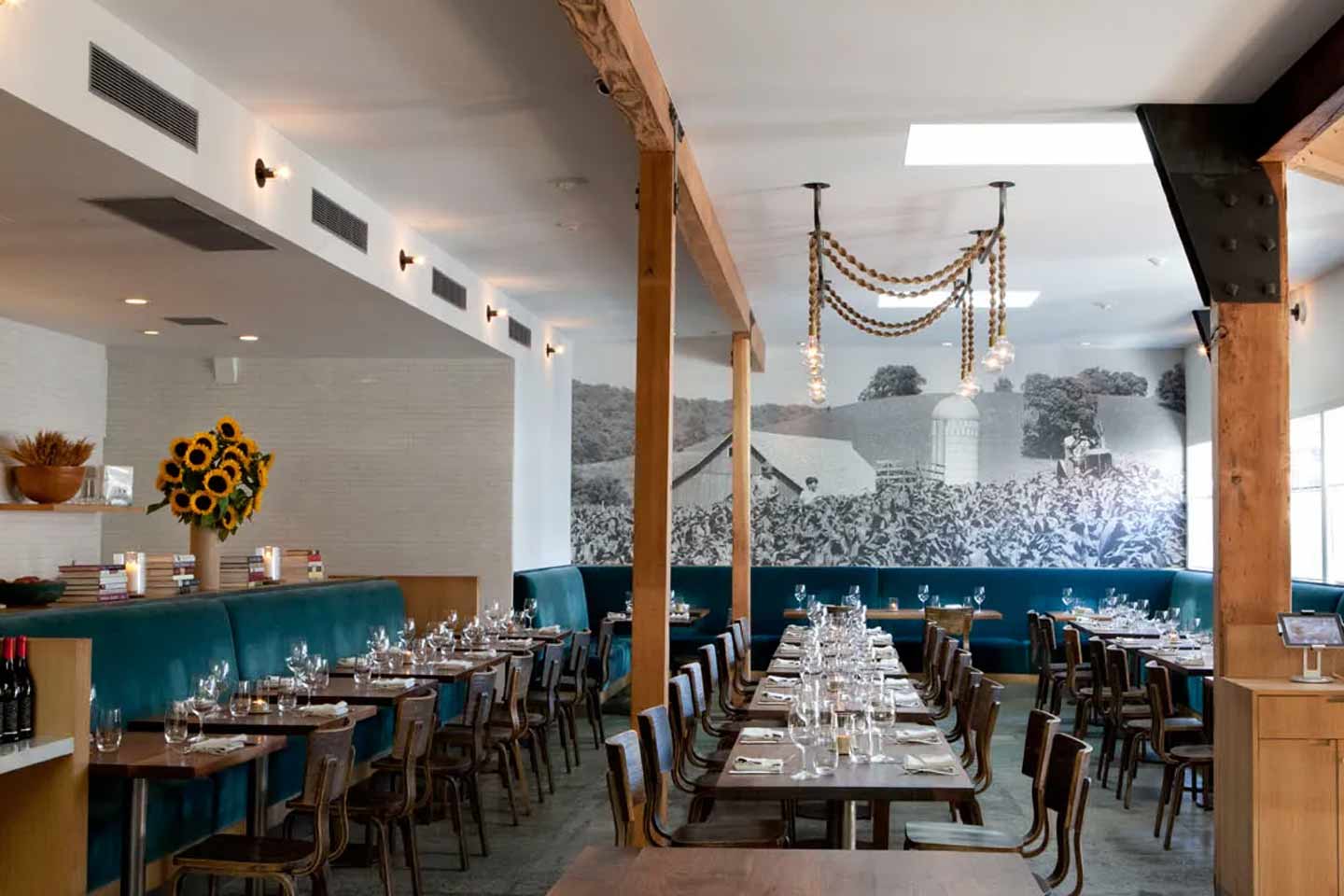 The interior of Farmshop Los Angeles