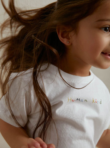Little Riley White Recycled Humankind T-shirt