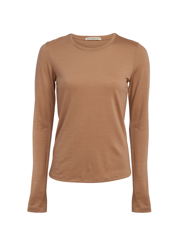 only-essentials-merino-crew-neck-in-camel-product-image