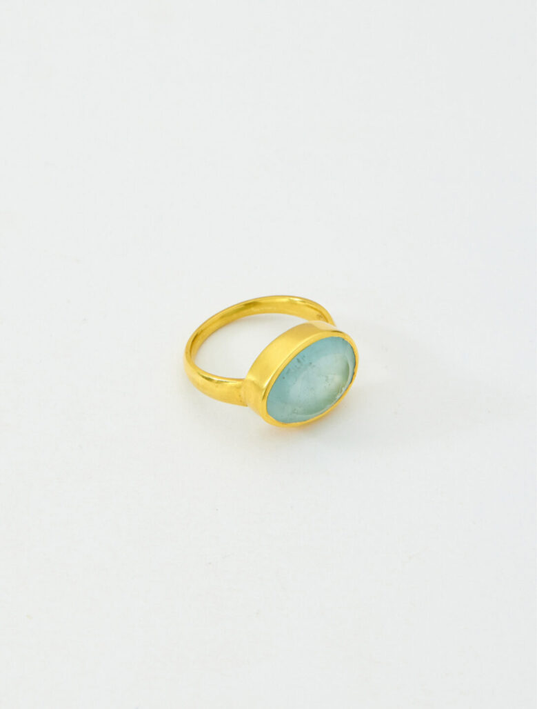 Pippa-Small-Jewellery-18kt-Gold-Anemone-Large-Aquamarine-Greek-Ring-product-image