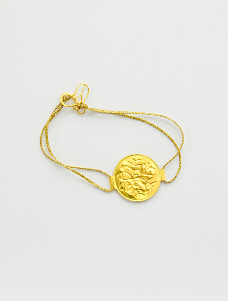 Pippa-Small-Jewellery-18kt-Gold-PSTM-Myanmar-Circle-Stamp-Tree-Cord-Bracelet-product-image
