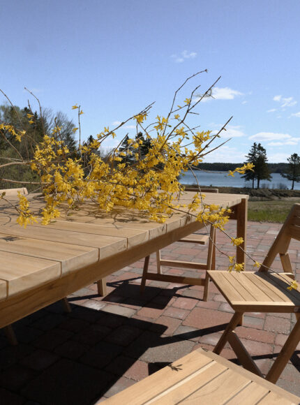 Curating a Sustainable Outdoor Dining Set in Maine with MasayaCo