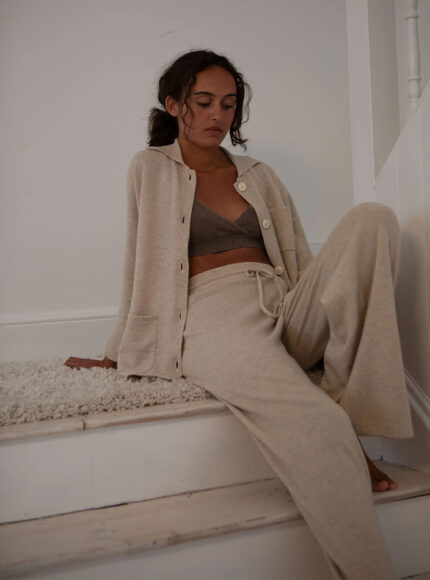 Lounge Trousers in Dye-Free Eco Alabaster