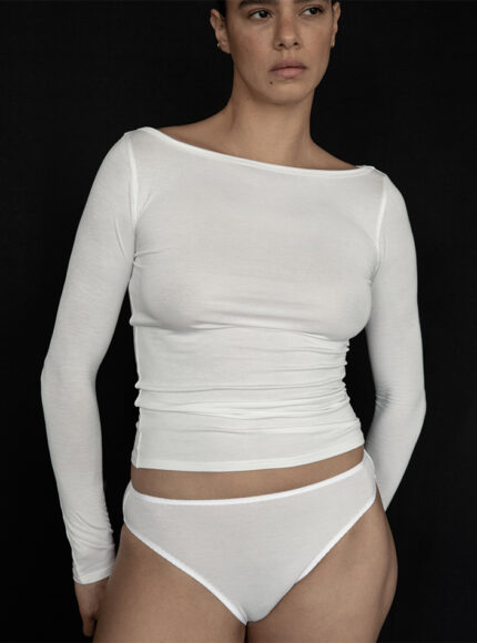 Recline Bateau Long Sleeve in Natural