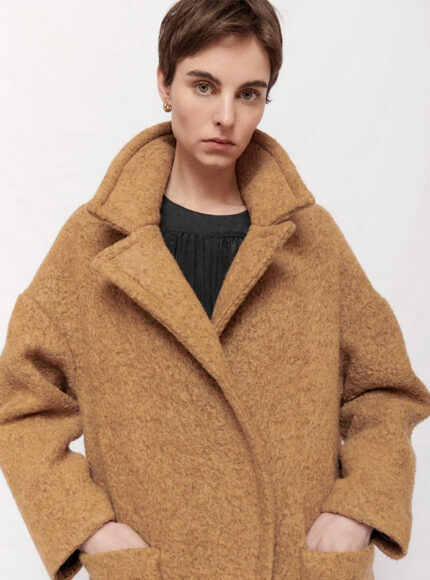 Miko Coat in Camel