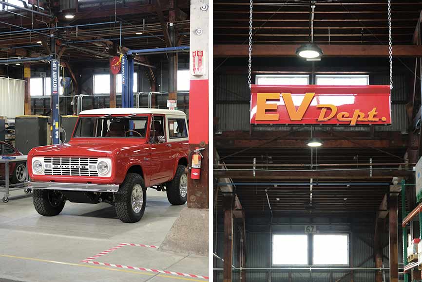 The Kindred motorworks factory. An electric car conversion company.