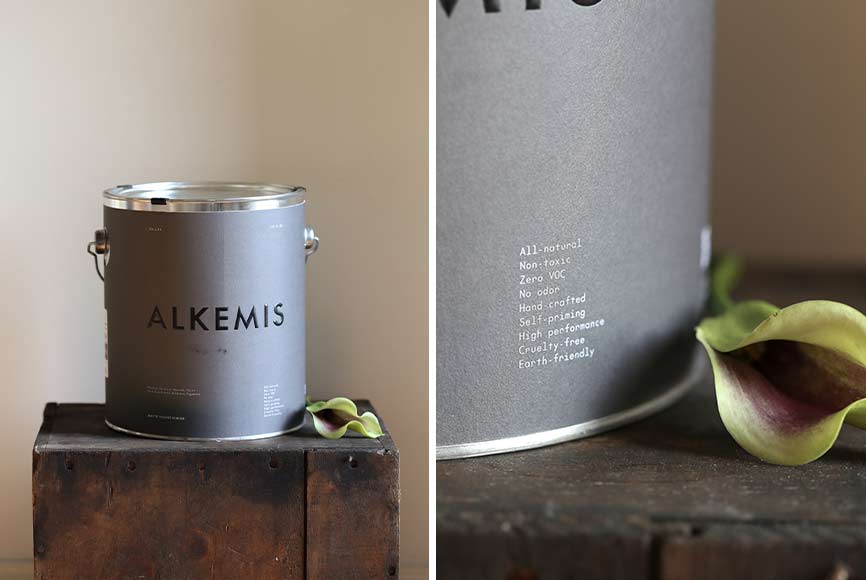 Alkemis non toxic wall paint can
