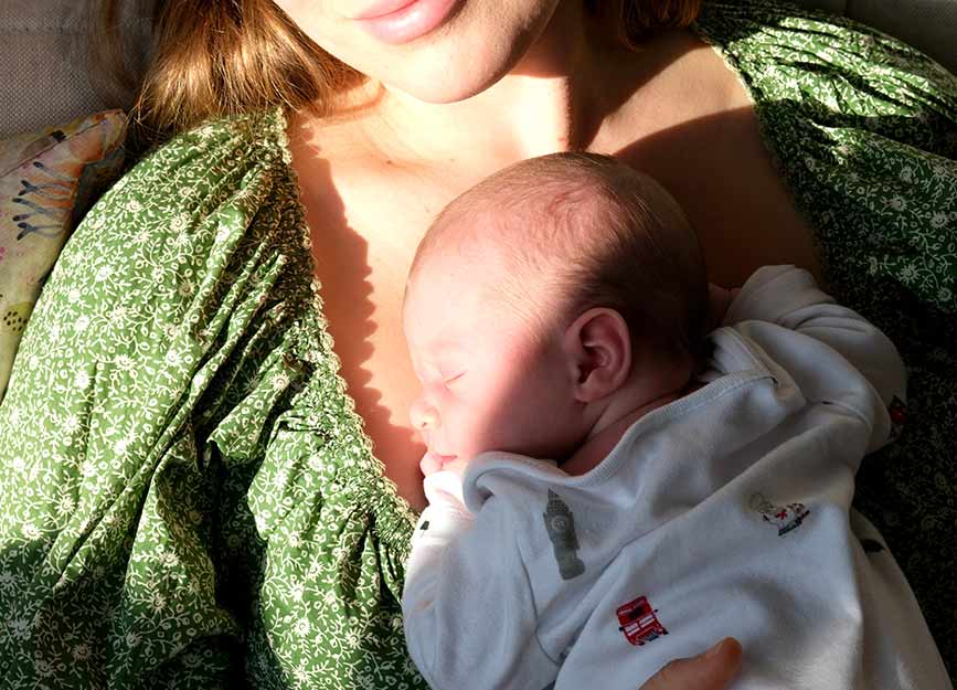 Mother and baby for the baby essentials and newborn must haves editorial