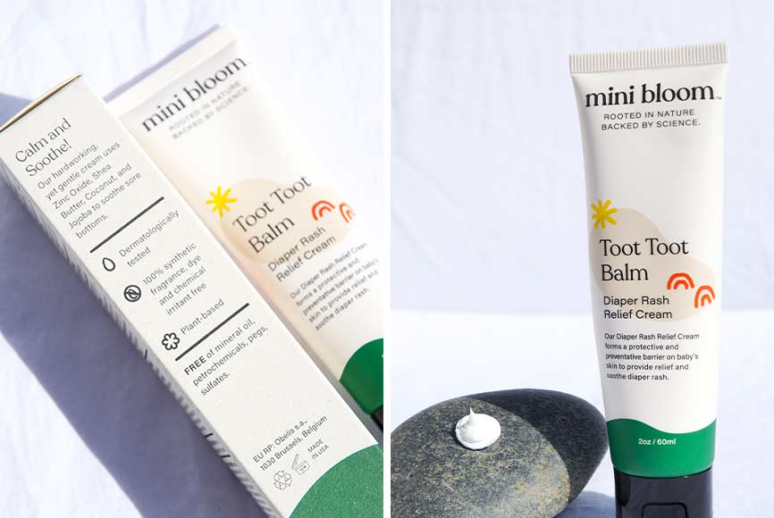 Diaper cream as part of the baby essentials and newborn must haves editorial