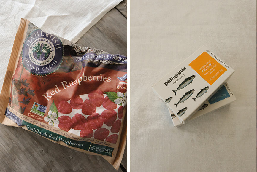 Cans of smoked mackerel from Patagonia Provisions